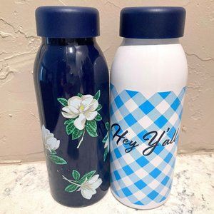 2 Draper James Stainless Steel Water Bottles